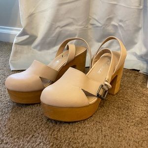 Matisse Ankle Wrap Clogs